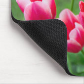 Niedliche Tulips im Garten Mousepad (Ecke)