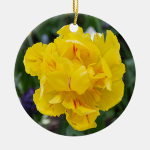 Niedliche Tulpen im Garten Keramik Ornament