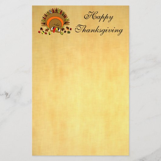 Niedliche Türkei Briefpapier (Vorderseite)