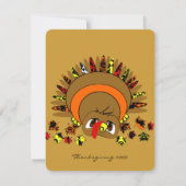 Niedliche Türkei Einladung (Rückseite)