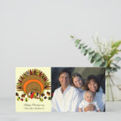 Niedliche Türkei Feiertagskarte (Stehend Vorderseite)