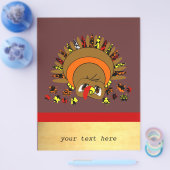 Niedliche Türkei Flyer (Einzeln)