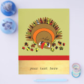 Niedliche Türkei Flyer (Einzeln)