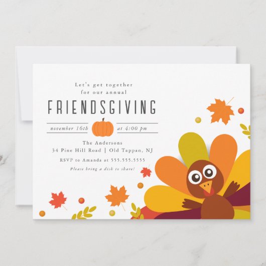 Niedliche Türkei - Freundschaft Einladung (Vorderseite)