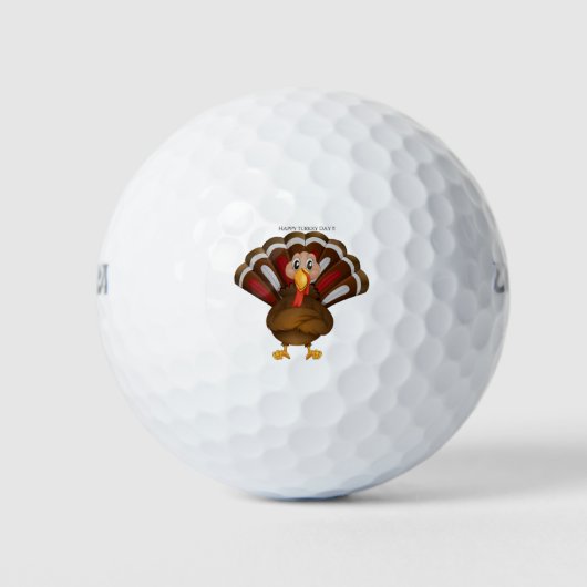 Niedliche Türkei Golfball (Vorderseite)