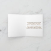 Niedliche Türkei mit Erntedank aus Kuchen und Eisc Karte (Innenseite)