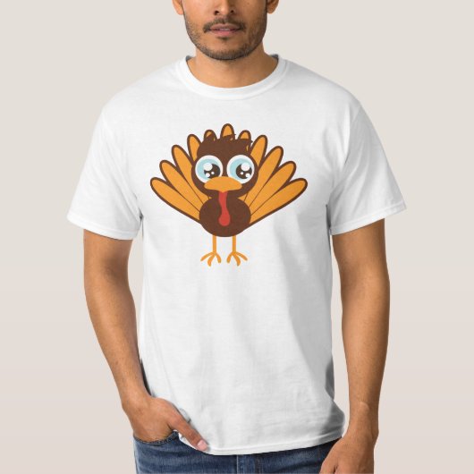 Niedliche Türkei T-Shirt (Vorderseite)