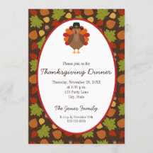 Niedliche Türkei und Blätter Erntedank