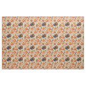 Niedliche Türkei und Kürbismuster Stoff (Fat Quarter (45,7 x 55,9 cm))