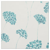 Niedliche türkisfarbene Blume Stoff (Muster)