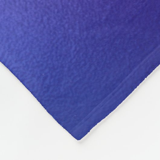 Niedliche türkisfarbene lila Imitate Glitzer Monog Fleecedecke (Ecke)