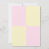 Niedliche Turtle Dusche Einladung (Rückseite)