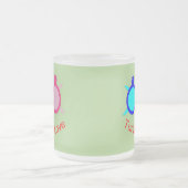 Niedliche Turtle-Tasse Mattglastasse (Mittel)