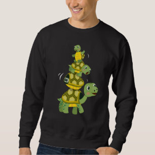 Niedliche Turtle Tortoises Meerestiere Sweatshirt