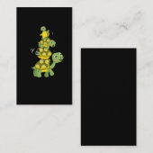 Niedliche Turtle Tortoises Meerestiere Visitenkarte (Vorne/Hinten)