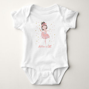 Niedliche Tutu Ballerina Girl Baby Strampler