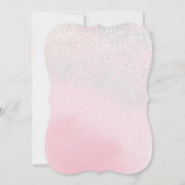 Niedliche Tutu & Ballettschuhe Geburtstagsparty Ei Einladung (Rückseite)