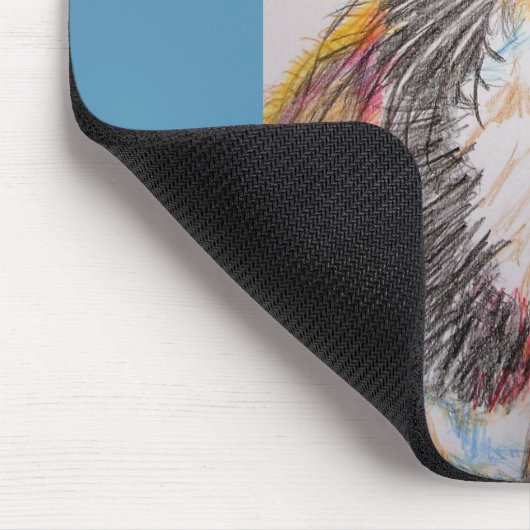 Niedliche Tuxedo Katze Zeichne Computer Mouse Mat  Mousepad (Ecke)