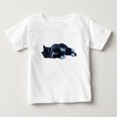 niedliche Tuxie-Kätzchen Baby T-shirt (Vorderseite)