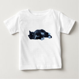 niedliche Tuxie-Kätzchen Baby T-shirt