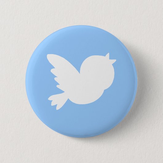 Niedliche Tweetete Button (Vorderseite)