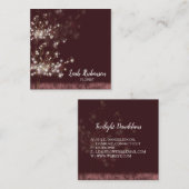 Niedliche Twilight-Leuchten Quadratische Visitenkarte (Vorne/Hinten)