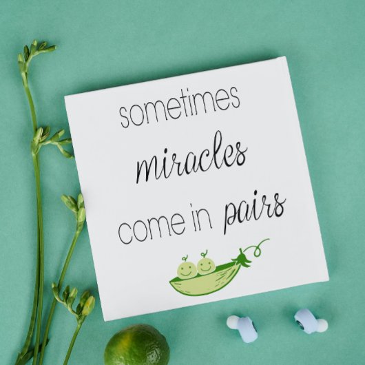 Niedliche Twin Boys Serviette