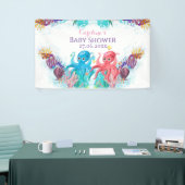 Niedliche TwinsOcean Octopus bunt Happy Birthday Banner (Messeveranstaltung)