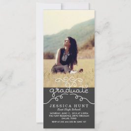 Niedliche Typografie-Foto Karkohle Ankündigung