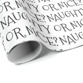 Niedliche Typografie in Schwarz oder Schwarz, lust Geschenkpapier (Rolleneckpunkt)