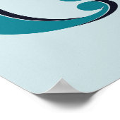 Niedliche Typografie Office Zuhause Cats Poster (Ecke)