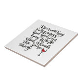 Niedliche Typografie Spaß Fliese (Seite)