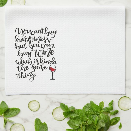 Niedliche Typografie Spaß Geschirrtuch (Gefaltet)