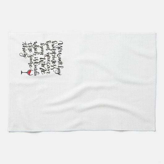 Niedliche Typografie Spaß Geschirrtuch (Horizontal)