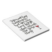 Niedliche Typografie Spaß Notizblock (angewinkelt)