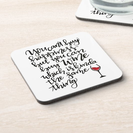 Niedliche Typografie Spaß Untersetzer (Linke Seite)