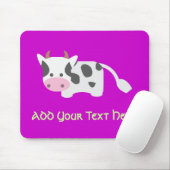Niedliche u. entzückende Kuh Mousepad (Mit Mouse)