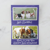 Niedliche u. lustige Jagdhunde der Karte (Innenseite)