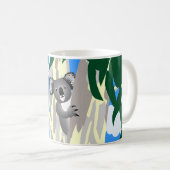 Niedliche u. neugierige Koala Naturescope Tasse (VorderseiteRechts)