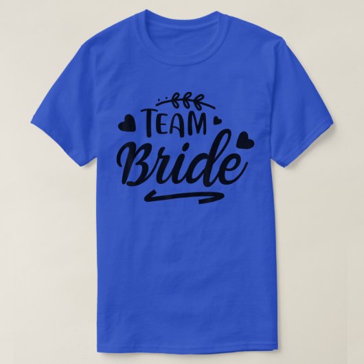 Niedliche Übereinstimmung von Team Bride für Jungg T-Shirt (Design vorne)
