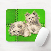 niedliche Überschwemmungshunde Mousepad (Mit Mouse)