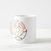 Niedliche Übung Kawaii Donut stoppen Donut versuch Kaffeetasse (Vorderseite Links)