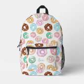 Niedliche Uferdüsenblütenmuster Bedruckter Rucksack (Vorderseite)