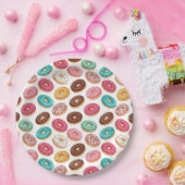 Niedliche Uferdüsenblütenmuster Pappteller (Party)