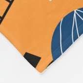 Niedliche ufo Alien Raumschiffe, Planeten, Galaxie Fleecedecke (Ecke)