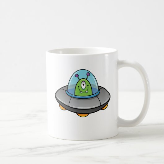 Niedliche UFO-Tasse Kaffeetasse (Rechts)