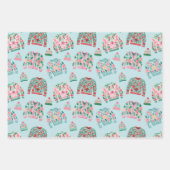 Niedliche Ugly Christmas Sweaters Geschenkpapier Set (Vorderseite 3)