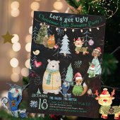 Niedliche Ugly Sweater Weihnachtsfeier Party Einla Einladung
