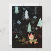 Niedliche Ugly Sweater Weihnachtsfeier Party Einla Einladung (Rückseite)