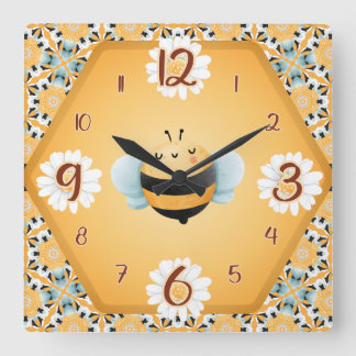 Niedliche Uhr mit Bienenspass